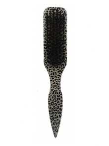 Men's Beard Brush & Hair Comb Set, 4pcs Leopard Print Oil Hair Brush, Long Handle Cleaning Brush, Oil Hair Styling Comb, Curly Hair Detangling Comb, With Tail Comb, Travel Essential, Hairdressing Accessory, Gift, Back To School, Holiday - Multicolor - View 17