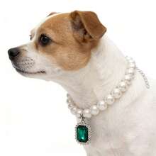 Adjustable Faux Pearl Cat/Dog Necklace, Elegant & Stylish Pet Collar, Durable & Non-Shedding, Suitable For Cats & Dogs - Multicolor - View 6