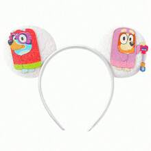 1pc Sheepdog Birthday Party Hair Accessories Halloween Costume Headbands Hard Plastic Headwear And Tail Cosplay Costume Accessories,Perfect Holiday Gift, Easter Gift, Gift For Fans And Friends - Multicolor - View 3