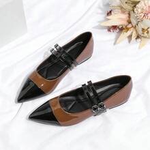 Women's Flat Shoes, Minimalist Versatile Casual Comfortable Shoes For Party - Brown - View 9