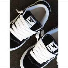 Old Skool Casual High Quality Unisex Skate Shoes - TAKE ADVANTAGE OF THIS TAKEAWAY!! - 黑白 - 查看 2