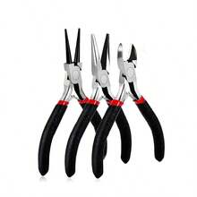 1/3/5 smycketänger - set med nål/kedja, rund tå och avbitartång för smycken, DIY-pyssel, reparation och trådlindning - Smycketänger set - Visa 10