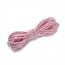 5meters/196.8inch 13 Colors Vibrant Colored Elastic Cord - 2.5mm Thick, High Stretch For DIY Crafts, Jewelry Making, Sewing & Beaded Accessories, Durable Rubber Band With Assorted Colors Choose Freely (Purple, Brown, Black, Red, Blue, Pink, Beige), Beaded Threading | Smooth Texture | High Elasticity - Elastic Cord - View 7