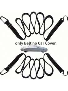 2pcs Adjustable Car Cover Straps, Car Cover Fixing Ropes Anti-Wind Protection, Durable Car Cover Anti-Wind Ropes - A - View 10