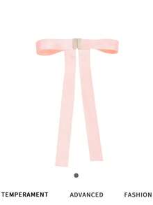 1pc Magnetic Bowknot Hair Clip, Detachable Half Bun Hairpin, Women Hair Accessory, 2026 New Design Elegant Claw Clip Vacation Hair Claw Beach Hair Clutch - Multicolor - View 9