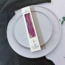 6pcs Black Spiral Curved Birthday Party Decorative Candles, High Quality, Suitable For Birthday, Party, Wedding, Holiday - Multicolor - View 15