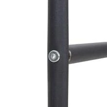 LIVINGANDHOME Double-Tier Black Iron Heavy Duty Clothes Rail Rack, 2 Hanging Rods Sturdy Garment Rack, 2-Rod Minimalist Garment  Clothing Hanger, Multifunctional Organiser For Bedroom & Shop Display - Black 60cm(W) X 35cm(D) X 160cm(H) - View 10