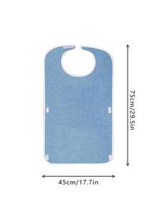 1件装可调节成人围兜，多功能围兜，适用于老年人、残疾人、养老院及其他场合 - 彩色 - 查看 18