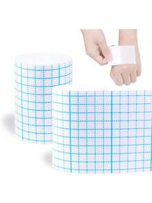 Non-Woven Fabric Covered Elastic Bandage, Non-Woven Adhesive Bandage, Breathable Bandage, Self-Adhesive Wrap Bandage, Protective Elastic Bandage Film For First Aid Kit - Multicolor - View 9