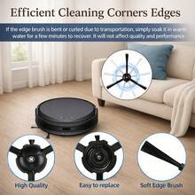 19pcs Accessories Set For Tapo RV30 Max/RV30 Max Plus/RV20 Max/RV20 Max Plus Robot Vacuum Cleaner, Including 1 Main Brush, 6 Side Brushes, 4 HEPA Filters, 4 Mop Pads, 4 Dust Bags - View 9