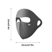 mohuan 无缝防晒面罩 全脸防紫外线 女士面罩 新款冰丝防晒面罩 夏季透气防紫外线面罩 女士全脸防紫外线面罩 冰丝春夏防晒透气面罩 - 彩色 - 查看 11