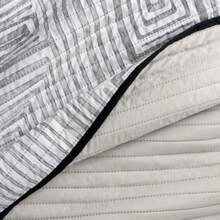 Edredón acolchadoESQUIMAL Juego de Edredón Ligero Pinsonic Doble Vista con Fundas de Almohada y Set de Sábanas. Ropa de Cama Completo. Colcha Reversible Delfos Matrimonial - Delfos - Ver 2