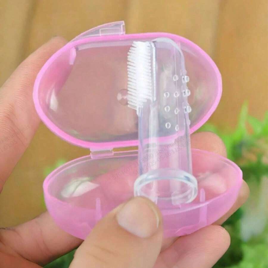 Soft Silicone Pet Toothbrush, Dog Teeth Cleaning Finger Toothbrush, Suitable For Cats And Dogs, Oral Care - Multicolor - View 1