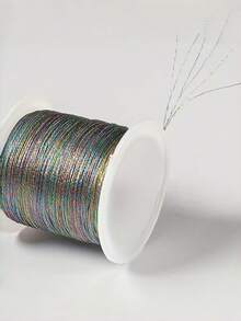 1卷/0.2/0.4/0.6/0.8毫米编织线 DIY编织手链、手链、珠宝配件、DIY珠宝制作编织绳 - 彩色 - 查看 4