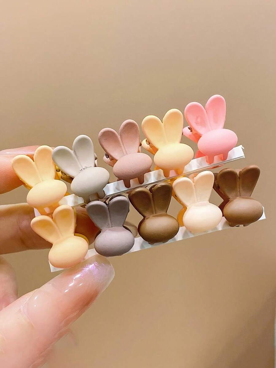 Bộ 20 kẹp tóc hình thỏ dễ thương, lý tưởng để trang trí lễ Phục Sinh, sử dụng hàng ngày và làm quà tặng cho phụ nữ.