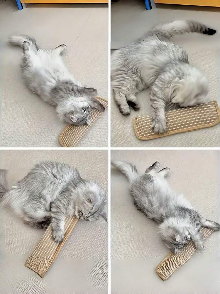 1个猫玩具枕头兼抓板，适合猫咪独自玩耍和亲密互动，让您的爱猫保持快乐平静。送给猫咪的完美礼物。 - 查看 2