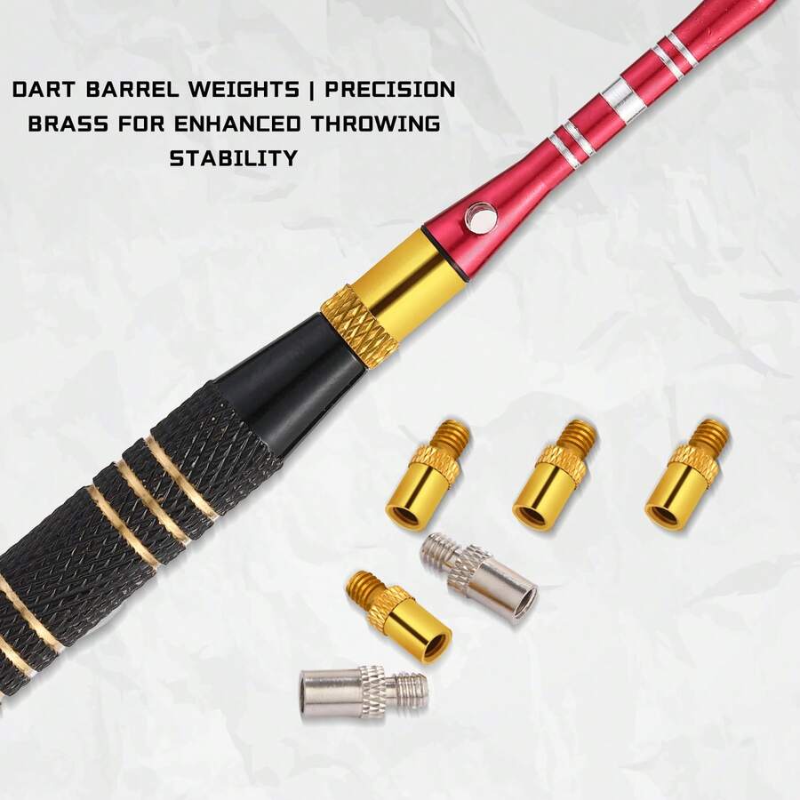 HUANQU 3pcs Dart Weight Extension And Shaft Kit - 2BA Thread Professional Dart Accessories Precise Balance Adjuster - Multicolor - View 1