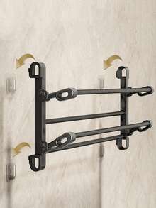 Giá để giày gấp gọn đa năng gắn tường, dung tích lớn, dùng cho cửa sau, thích hợp cho văn phòng, ký túc xá, nhà thuê, phòng tắm, quà Giáng sinh, quà năm mới. - Xám - Xem 11