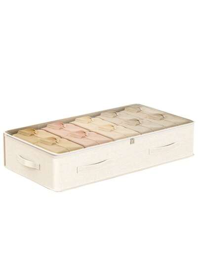 1PC Storage Storage Box Under The Bed And Sofa, Storage Box For Clothes And Quilts, Universal Storage Box For Toys And Sundries, Thickened Quilt Storage Bag, Quilt Storage Box For Home Wardrobe, Storage Box Under The Bed, Fabric Storage Box,Bathroom Dirty Clothes Storage Bag