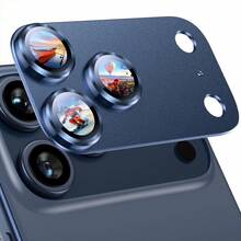 1pc Of Metal Tempered Glass Lens Shield, Complete Coverage, Back Camera Protective Film, High Definition For Iphone Air /17 Pro/17 Pro Max - Multicolor - View 23