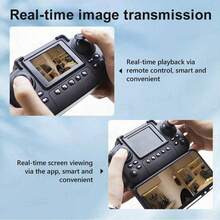 TOKQI 2025入门级无人机 - 支持WiFi，可折叠遥控无人机，具备360°特技翻转、双摄像头、保护框及配件 | 户外飞行、圣诞节、万圣节和感恩节的理想礼物 - 彩色 - 查看 5