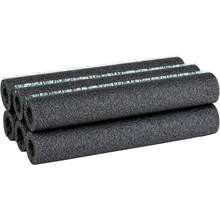 Foam Pipe Covers, Pipe Insulation Foam Tubes For Hot And Cold Water Pipes, Pre Slit And Self Sealing Adhesive Edge, 0.75 In. X 1 Ft., 6 Sticks Per Package, 6 Feet Total, Black - A - View 1