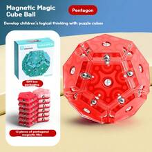 1 Bộ Đồ Chơi Xếp Hình Nam Châm 3D Kỳ Diệu, Khối Xây Dựng STEM, Đồ Chơi Xếp Hình Vui Nhí, Trò Chơi Sáng Tạo, Phát Triển Tư Duy Cấu Trúc, Kích Thích Sáng Tạo và Thúc Đẩy Phát Triển Trí Não, Phù Hợp Cho Trẻ Em Từ 3 Tuổi Trở Lên, Trò Chơi Giáo Dục, Đồ Chơi Xếp Hình Bỏ Túi Di Động, Quà Tặng Mùa Hè - Khối xây dựng nam châm nhiều màu sắc - Xem 20