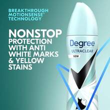 Degree Women Black+White Pure Rain UltraClear Antiperspirant Deodorant Dry Spray 3.8 Oz - 純雨 - 查看 3