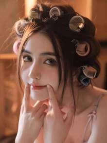 卷发工具、卷发器、定型卷发管、蓬松造型夹、塑料管编织刘海卷发器、家居生活、家居清洁及家务、个人护理及清洁工具、美发造型工具及配件 - 多色 - 查看 4