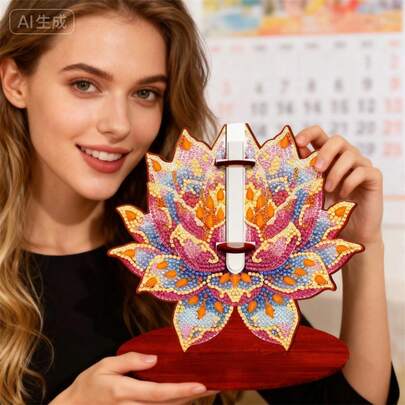 LaoJieYuan 2026 New Style DIY Diamond Painting Flower Vase Tabletop Ornament Wood Diamond Painting Flower Vase Kit Desktop Diamond Art Living Decoration Diy Crafts Diamond Art Painting Diamond Painting Diamond Art Diamond Art Painting Christmas Decorations Halloween Decorations Diamond Art Accessories Craft Supplies Bedroom Decor Wall Art Room Decor Paint By Numbers Crafts For Adults Room Decor Bedroom Diamond Art Wall Decor Art Supplies Crystal Art Gifts Craft Kit Embroidery Kit Gem Art Diamond