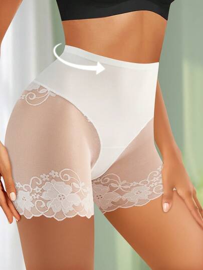 QUASTI 女士三角内裤，网眼蕾丝边，舒适顺滑，修身显瘦，透气性佳。