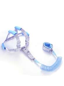 Baby And Toddler Loss Prevention Belt, Traction Rope, Baby Loss Prevention Bracelet, 2m Spring Rope, For Baby Walking FFRJ - Azul - View 9