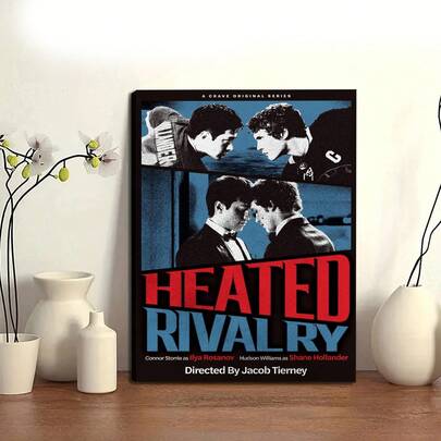 1 PC "Heated Rivalry" Hockey Duo Art Wall Hanging | Connor Storrie & Hudson Williams' Passionate Performance | Fan Support Merchandise For Bedroom/Dormitory Decoration, Frameless