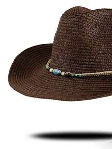 1pc Fashionable Foldable Denim Sun Hat, Suitable For Outdoor Activities Like Beach, Hiking, Climbing, Also Can Be Daily Accessory And Gift - Teardrop Hat - View 4