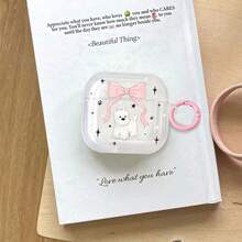 1pc Soft Case Compatible With Apple 1/2/3/4, Pro/Pro2/Pro3, Star & Dog Design Protective Cover - Multicolor - View 3