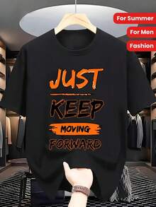 Camisa de manga corta de moda para hombre de verano con estampado de letras - Negro - Ver 7