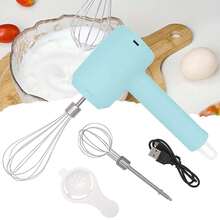 Portable Electric Milk Frother - Milk Foamer, Powerful Hand Held Milk Frother, Kitchen Food Mixer, Coffee Stirrer, Egg Beater, Stainless Steel Drink Mixer, Practical Barista Set For Daily Home Use, Time And Effort Saving, Convenient And Practical - Multicolor - View 15