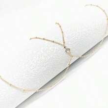 1pc Women's Fashionable Multi-Layer Waist Chain, Suitable For Summer Beach Parties And Holiday Gifts - Yellow Gold - View 2
