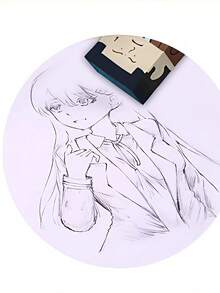 1个光头造型橡皮擦，这套造型独特的卡通趣味橡皮擦能为您的文具收藏增添乐趣。这些可爱的橡皮擦不仅是实用的书写工具，还能轻松开启话题。款式随机，非常适合开学季。文具，完美的学生奖励和百宝箱填充奖品，趣味橡皮擦，教室，可爱文具 - 駝色 - 查看 8