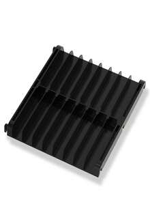 16-Slot High Capacity Game Disc Storage Holder Stand, Suitable Switch Game CDs, 1pc Black - View 3