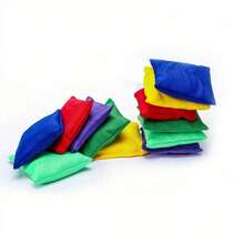 5个/9个/13个沙袋，1.97英寸豆袋，投掷游戏，方形豆袋，豆袋投掷，沙滩投掷袋，草坪游戏，户外游戏和活动 - 彩色 - 查看 11