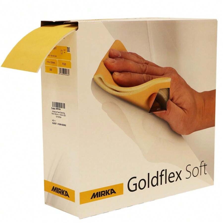 MIRKA GOLDFLEX SOFT - P800 PERFORATED ROLL - 200 SANDING PADS - C-Silver - View 1