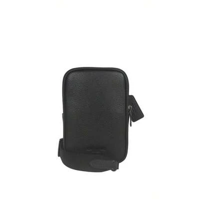  Bolso bandolera de un solo hombro para hombre de color liso Coach CS044QBBK