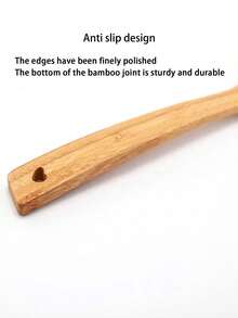 Bộ 1/3 muỗng tre hình trái tim, muỗng nấu ăn thiết kế hình trái tim bằng tre, quà tặng Ngày của Mẹ/Lễ Tạ ơn. - Màu Mù tạt vàng - Xem 5