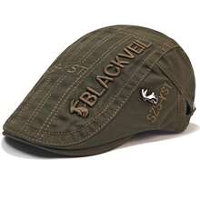 1顶男士秋冬报童帽，复古英伦风休闲贝雷帽，情人节和圣诞节青年礼物 - 兔子標報童帽 - 查看 6