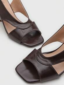 Women's Sandal Atalia Shoes Madrid Slingback Open Elegant - Dark Grey - View 3
