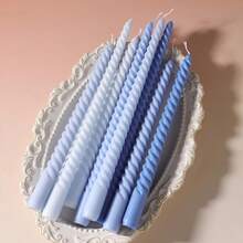 4pcs 25cm Nordic Style Threaded Candles, High-Quality Atmosphere Candles, Suitable For Romantic Dinners, Home Decor, Photography Props, Party/Restaurant Decoration, Perfect Gift Choice, Daily Use, Wedding Souvenirs, Picnics, And Home Dining Table Decor - 25CM Spiral - View 10