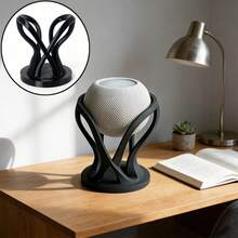 1pc Black Speaker Stand, Heavy-Duty Loudspeaker Base, Sturdy Black Base, Suitable For Bookshelf Speakers, Stable And Durable - White - View 1