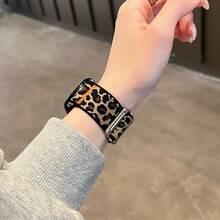 1条男女通用尼龙表带，兼容，尺寸包括42mm、38mm、40mm、41mm、44mm、45mm、46mm和49mm，时尚智能手表替换表带，适用于Series Ultra2、Ultra SE2、SE 11、10、9、8、7、6、5、4、3、2、1等型号，是返校学生的理想礼物 - 彩色 - 查看 4