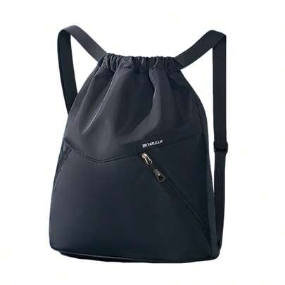  SEYATULLH Drawstring Fitness Backpack, Casual Yoga Outdoor Travel Sports Bag